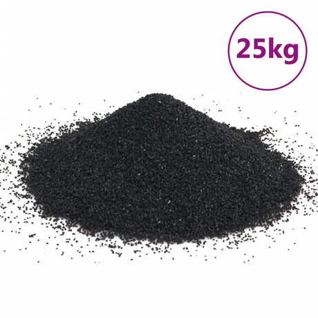Vidaxx Aquariensand 25 kg 0,2-2 mm schwarz