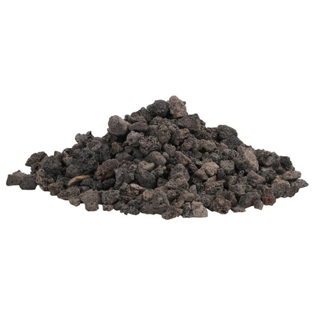 VidaXL Lavasteine 25 kg 1-2 cm schwarz