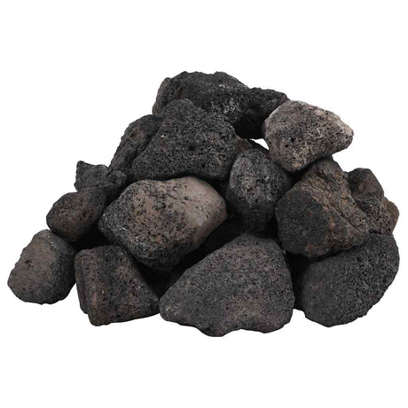 VidaXL Lavasteine 10 kg 5-8 cm schwarz