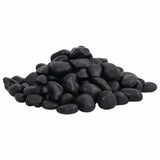 Vidaxl Kieselsteine poliert 2-5 cm 10 kg schwarz