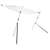 VidaXL Sonnenschutztuch-Set T-Top 170 x 170 x (113–182,5) cm weiß