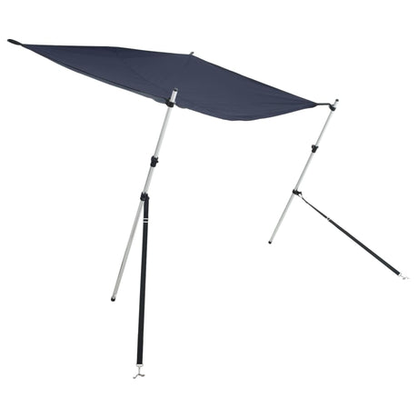 VidaXL Sonnensegel-Set T-Top 170 x 170 x (113–182,5) cm blau