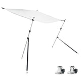 VidaXL Sonnenschutztuch-Set T-Top 174 x 205 x (115–194) cm weiß