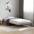 Vidaxl bedframe bewerkt hout en metaal grijs sonoma eiken 90x200 cm