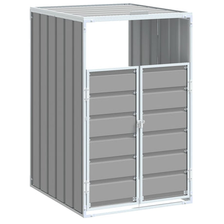Vidaxx Containeraufbewahrung für 1 Container 72x81x115 cm grauer Stahl