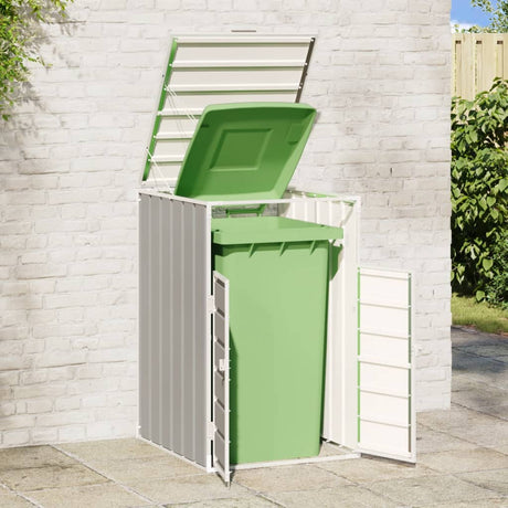 Vidaxx Containeraufbewahrung für 1 Container 72x81x115 cm grauer Stahl