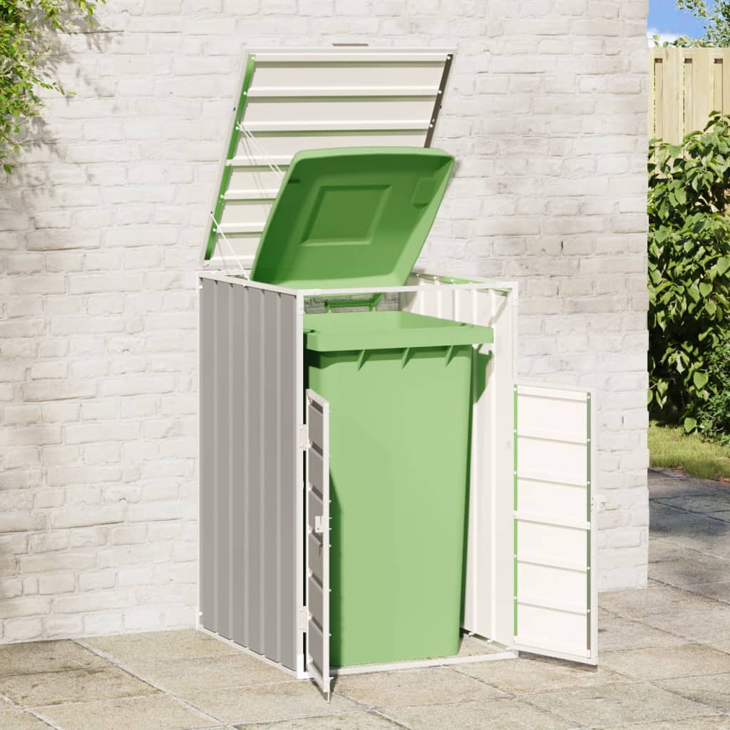 Vidaxx Containeraufbewahrung für 1 Container 72x81x115 cm grauer Stahl