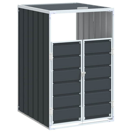 Vidaxx Containeraufbewahrung für 1 Container 72x81x115 cm Stahl Anthrazit