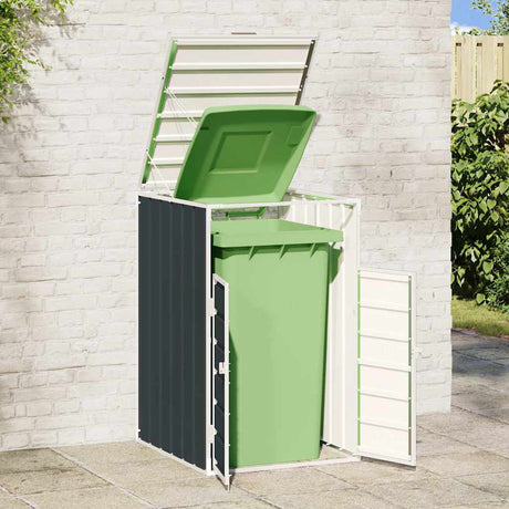 Vidaxx Containeraufbewahrung für 1 Container 72x81x115 cm Stahl Anthrazit