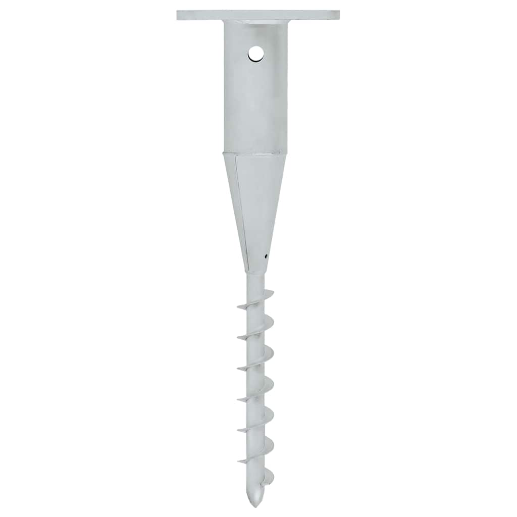 Vidaxl parasolvoet voor in de grond met stang 16x16x52 cm staal
