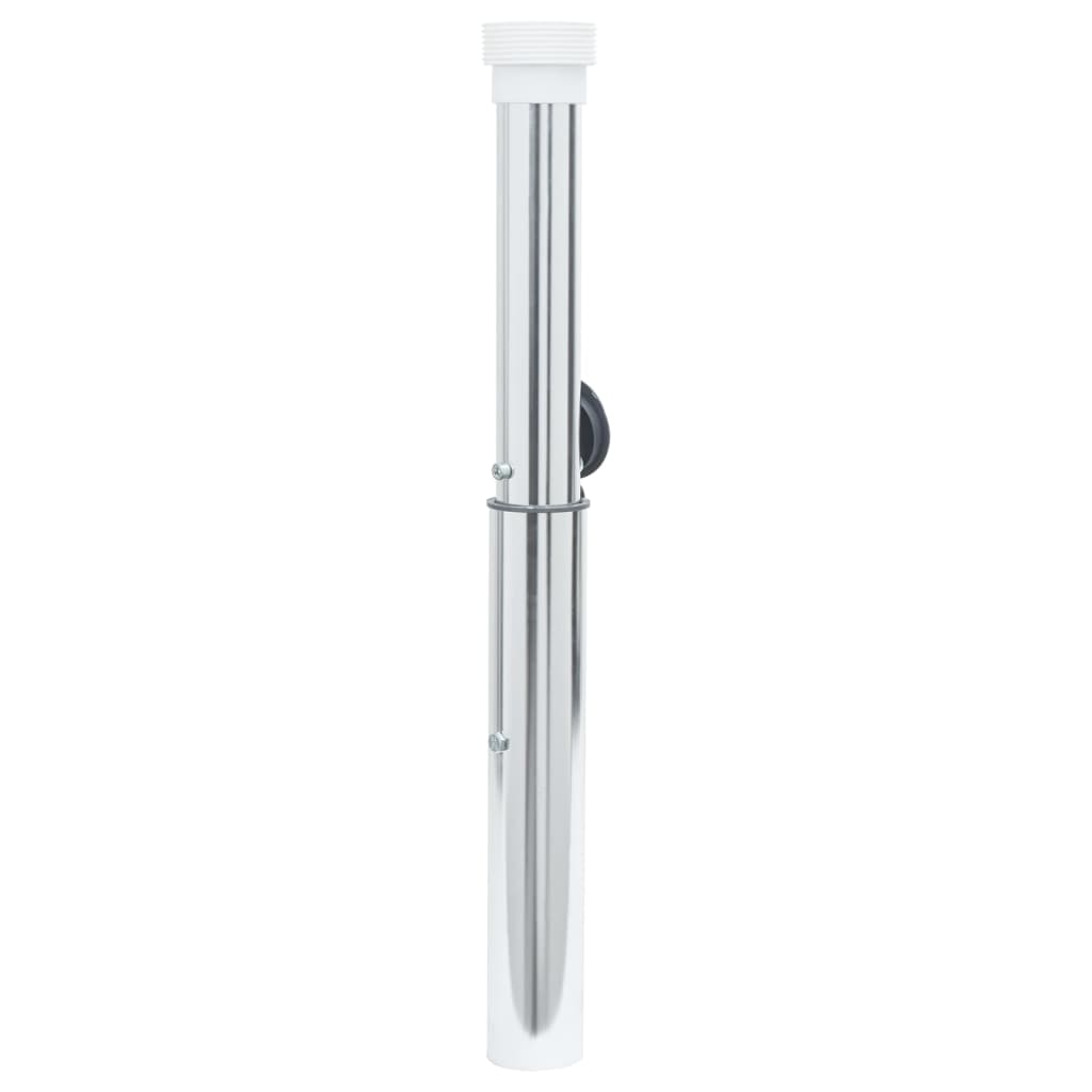 Vidaxx Erdsonnenschirmständer für 40-50 mm Mast Aluminium Silber