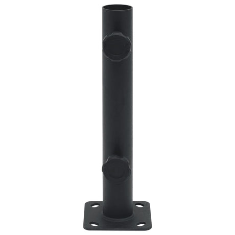Vidaxl parasolvoet voor ø32 34 38 mm stok staal matzwart