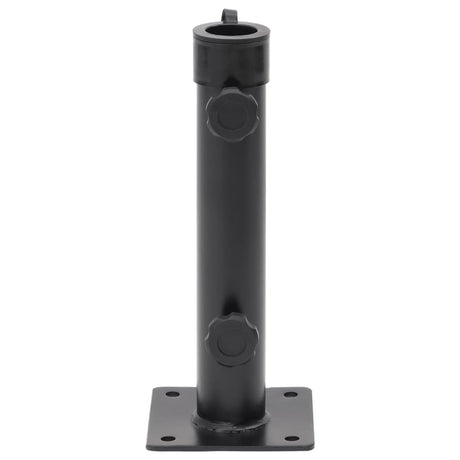 Vidaxl parasolvoet voor ø38 48 mm stok staal matzwart
