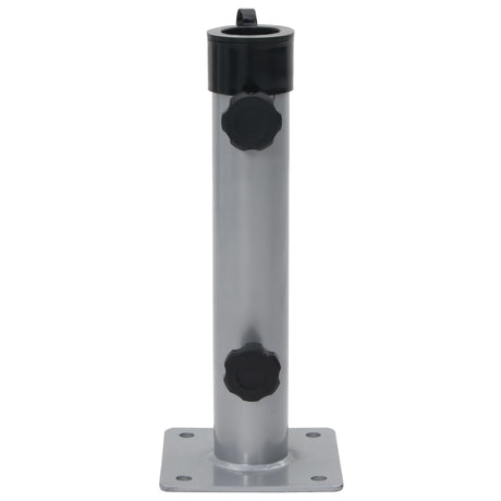 Vidaxx Sonnenschirmständer für ø38 48 mm Stange aus silberfarbenem Stahl
