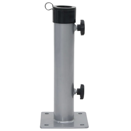 Vidaxx Sonnenschirmständer für ø38 48 mm Stange aus silberfarbenem Stahl