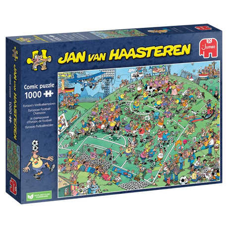 Jumbo-Puzzle Jan van Haasteren Europas Fußballmeister 1000 Teile