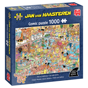 Jan van Haasteren – auf heißen Kohlen – 1000 Teile Puzzle – Puzzle