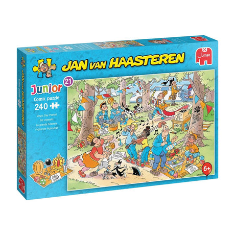 Jumbo-Puzzle Jan Van Haasteren Junior Vrijmarkt (240) | 2 Stk