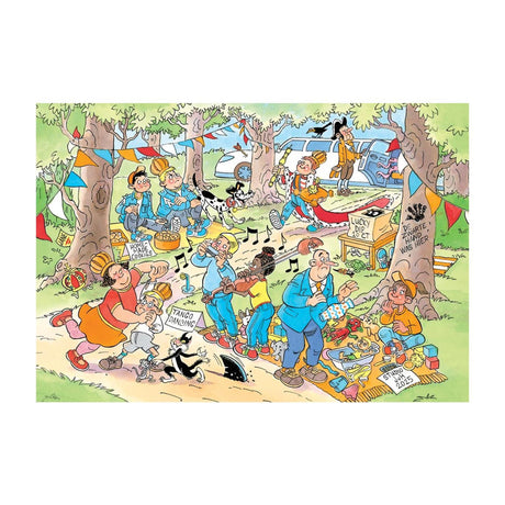 Jumbo-Puzzle Jan Van Haasteren Junior Vrijmarkt (240) | 2 Stk