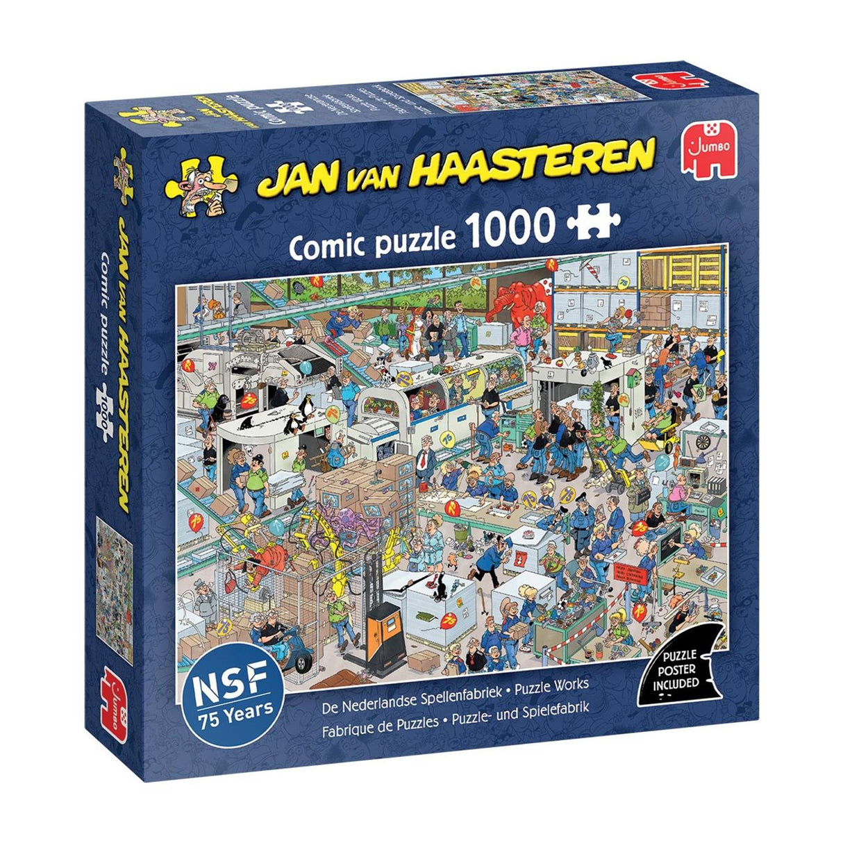 Jumbo-Puzzle Jan van Haasteren Games Factory (1000) | 2 Stk