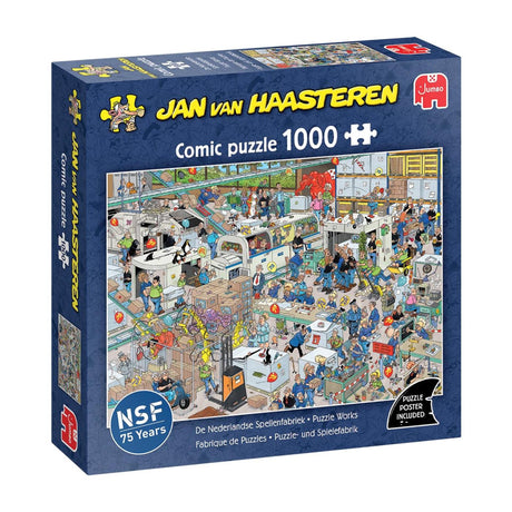 Jumbo-Puzzle Jan van Haasteren Games Factory (1000) | 2 Stk