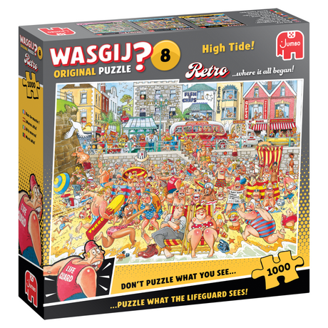 Jumbo Wasgij Retro Original 8 Puzzle – Flut!, 1000 Teile.