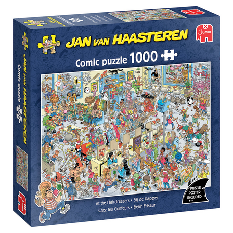 Jumbo Jan van Haasteren - beim Friseur Puzzle 1000 Teile
