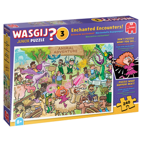 Jumbo wasgij junior - betoverde beestenboel! - 240 stukjes - legpuzzel voor kinderen