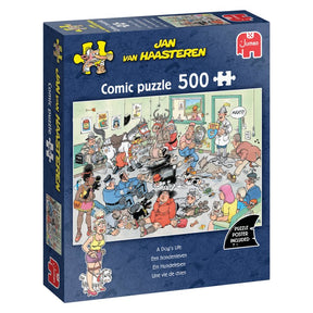 Jumbo puzzel 500 st. jvh - een hondenleven!
