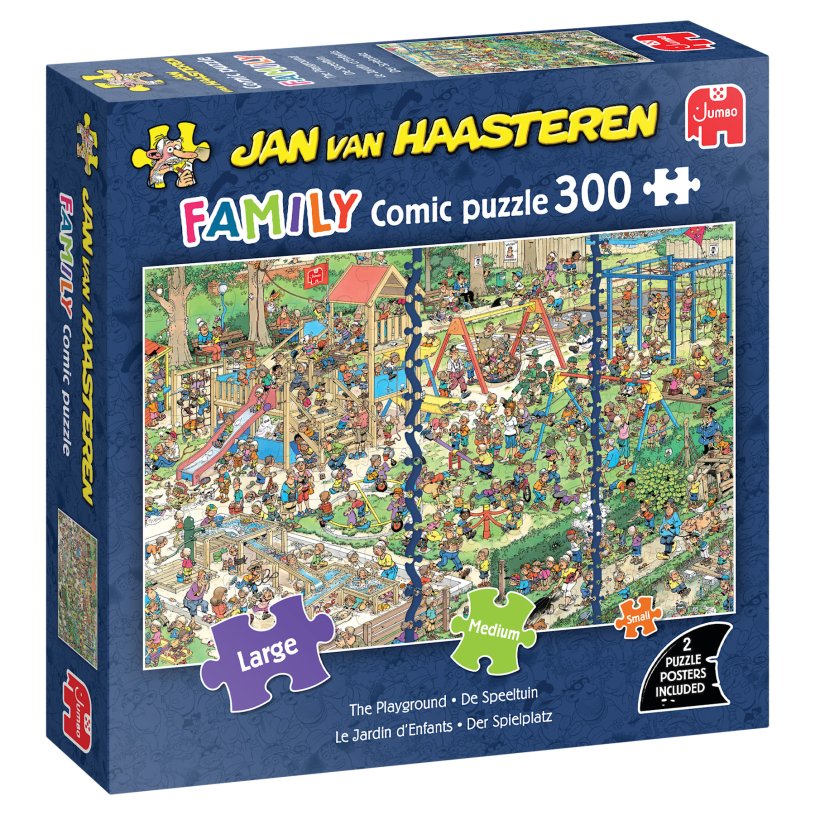 Jumbo puzzel 300 st. jvh family - de speeltuin !