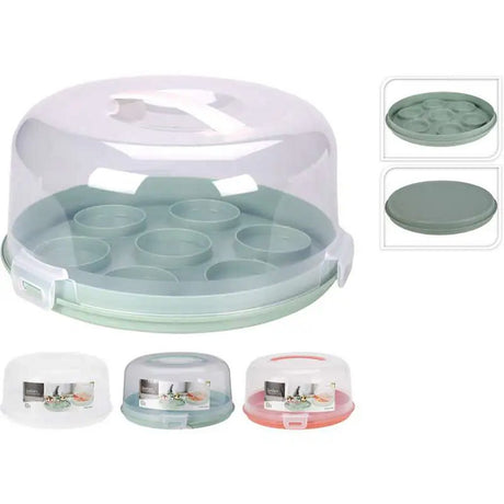Excellent Houseware Tortenständer 2-in-1 aus Kunststoff