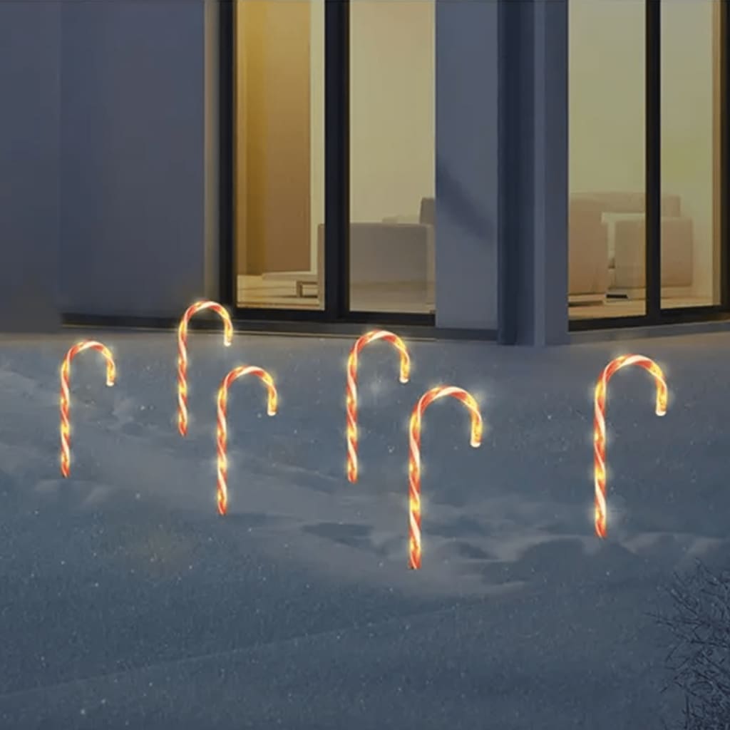 Ambiance 6-teiliges Zuckerstangenlampen-Set