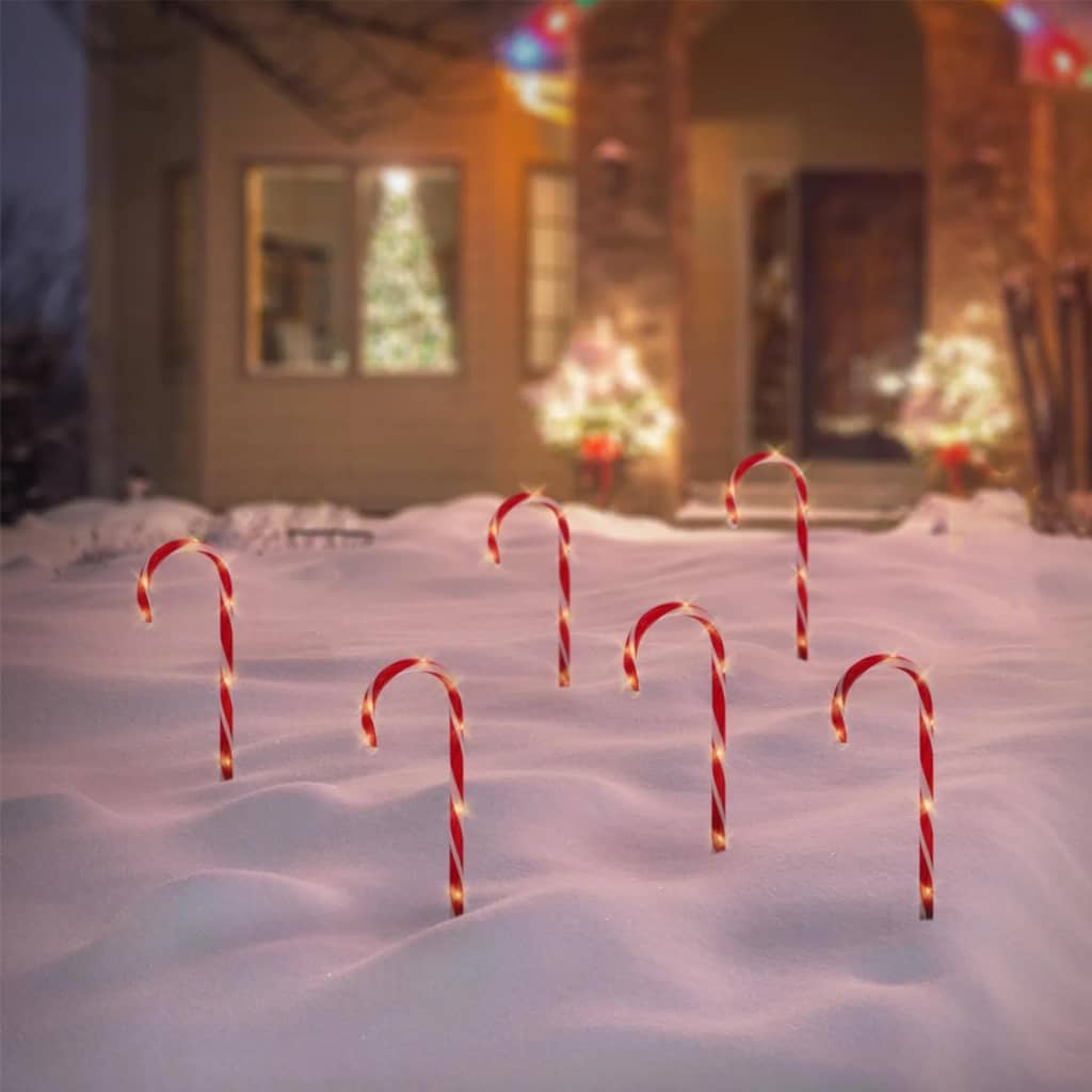 Ambiance 6-teiliges Zuckerstangenlampen-Set