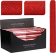 Tafelloper op rol 200x37cm rood 2 assorti