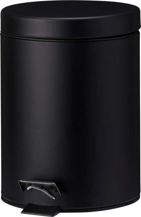 Pedaalemmer 5l 20x28cm - zwart