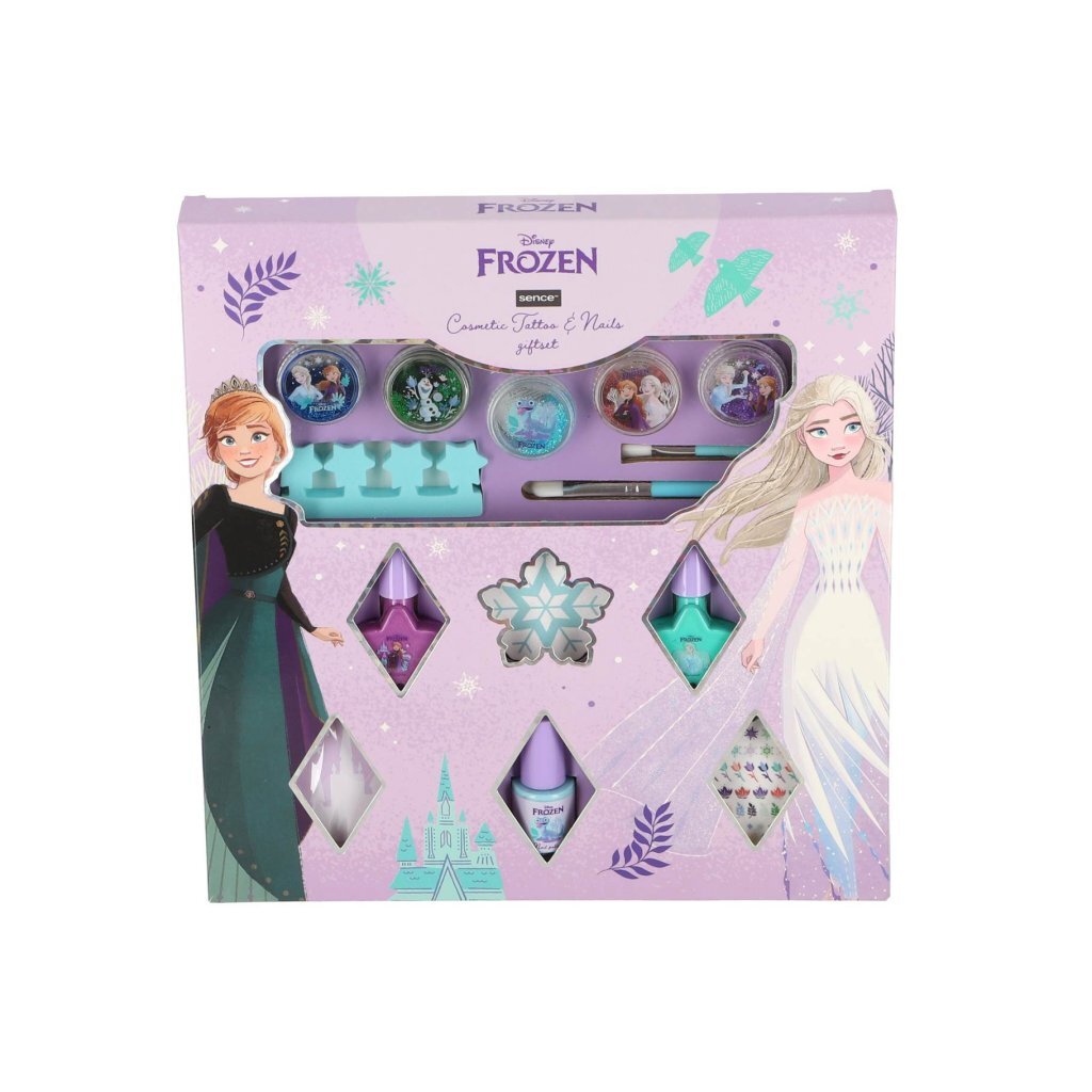 Disney Frozen Frozen Geschenkset 13-teilig Tattoo-Nägel | 6 Stück