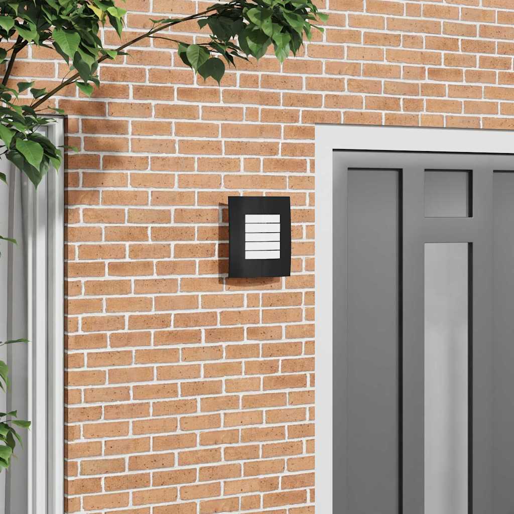 Vidaxx Außenwandleuchte schwarz 23,5 x 9 x 26 cm
