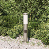 Vidaxl Pollerleuchte mit Fassung 50 cm Edelstahl IP44