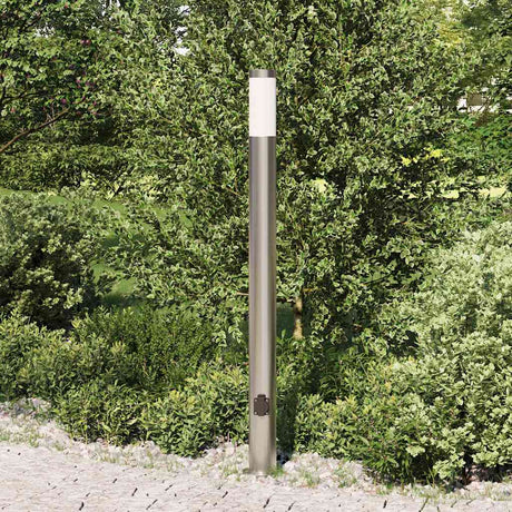 Vidaxl Pollerleuchte mit Fassung 110 cm Edelstahl IP44