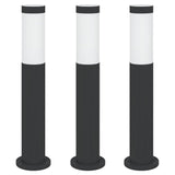 Vidaxx Pollerbeleuchtung 3 Stück 50 cm Edelstahl IP44