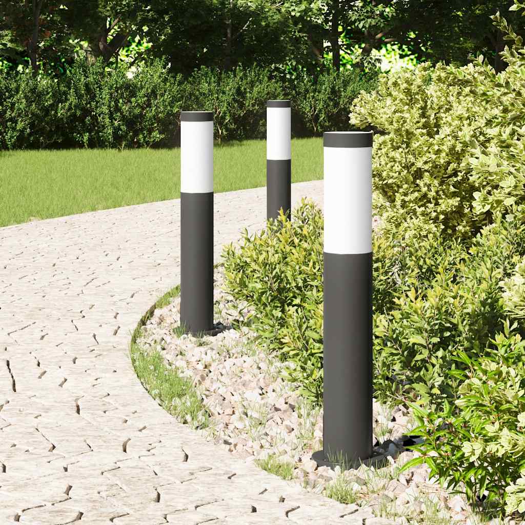 Vidaxx Pollerbeleuchtung 3 Stück 50 cm Edelstahl IP44
