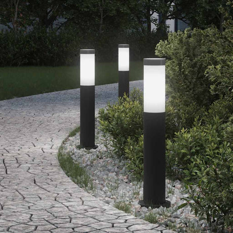 Vidaxx Pollerbeleuchtung 3 Stück 50 cm Edelstahl IP44