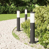 VidaXL Pollerbeleuchtung mit Sensor 3 Stück 50 cm Edelstahl IP44