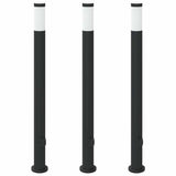 Vidaxx Pollerleuchte mit Fassung 3 Stück 110 cm Edelstahl IP44