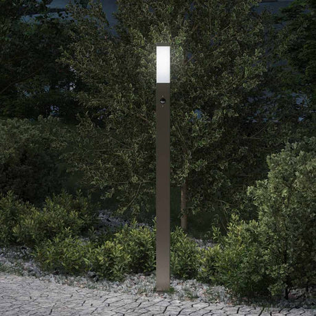 Vidaxx Pollerbeleuchtung mit Sensor 110 cm Edelstahl IP44