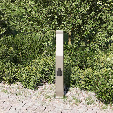 Vidaxl Pollerleuchte mit Fassung 50 cm Edelstahl IP44