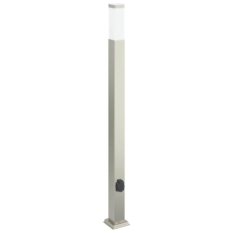 Vidaxl Pollerleuchte mit Fassung 110 cm Edelstahl IP44