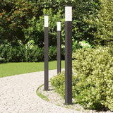 VidaXL Pollerbeleuchtung 3 Stück 110 cm Schwarz IP44