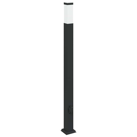 Vidaxx Pollerleuchte mit Fassung 110 cm schwarz IP44