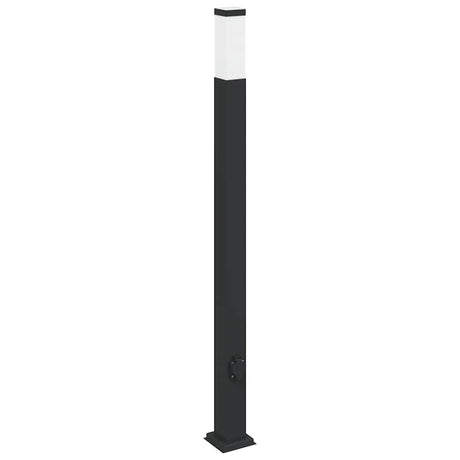 Vidaxx Pollerleuchte mit Fassung 110 cm schwarz IP44